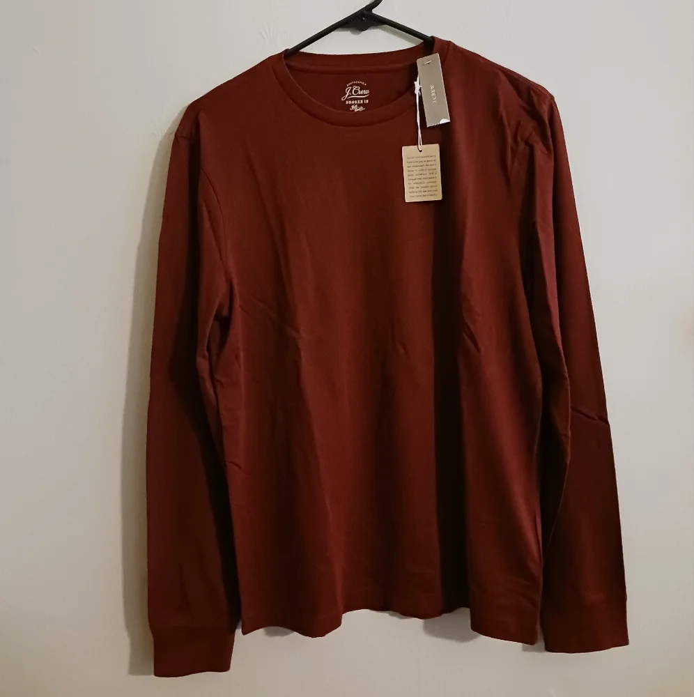 NWT J. Crew Broken-In Long Sleeve Tee